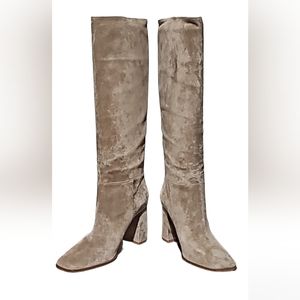 Gianvito Rossi square toe suede boots NWT